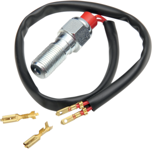 Brake Light Banjo Bolts With Built-in Pressure Switch Chrome, 1, nordicamoto.ro
