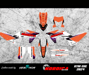 Kit stickere NordicaMoto KTM EXC 24-25