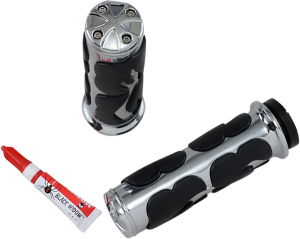 Grip Iso Flame Tbw Black, 3, nordicamoto.ro