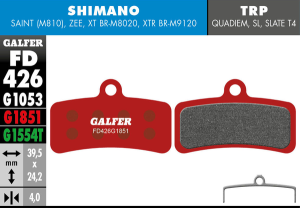 G1851 Advanced Brake Pads