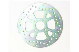 Round D-series Fixed Offroad Brake Rotor Gold, Polished Steel, Silver, Zinc, 1, nordicamoto.ro