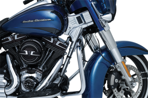 Deluxe Neck Cover Kit Chrome, 2, nordicamoto.ro
