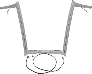 Pre-wired Monkey Bar Handlebar Silver