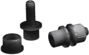 Nylon License Plate Fasteners Black
