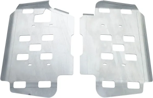 MOOSE RACING Floorboard Skid Plates Silver , nordicamoto.ro