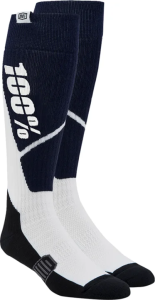Sosete 100% Torque Comfort Moto Blue/White S/M, 2, nordicamoto.ro