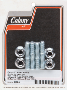 Exhaust Port Kit Silver