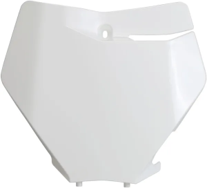 Replacement Front Number Plate White