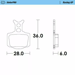 Racing Gp Sinterpro Offroad Brake Pads 