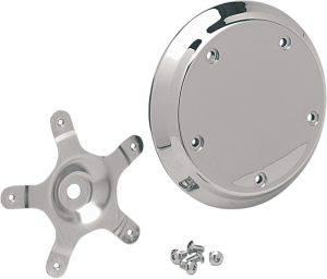 Five-bolt Domed Air Cleaner Insert Silver, 1, nordicamoto.ro