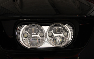 Trubeam® Led Headlamp Chrome, 3, nordicamoto.ro