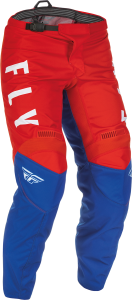 Pantaloni Copii MX Fly F-16 Red-White-Blue