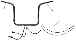 Plug & Play Ez Install 1-1/4(r) Round Top Handlebar Kit Black, 2, nordicamoto.ro