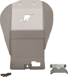 MOOSE RACING Placă de protecție din aluminiu, argintie 