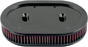 High Flow Replacement Air Filter Black, Red, 1, nordicamoto.ro
