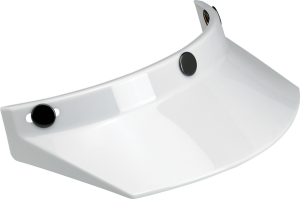 3-snap Moto Helmet Visor White ONE SIZE, 1, nordicamoto.ro