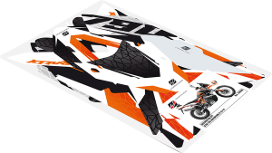 Decoration Kit Black, Orange, White, 3, nordicamoto.ro