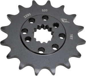 Lightweight Steel Sprocket Black, Zinc