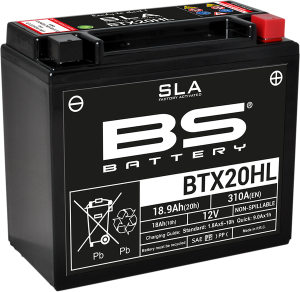 Sla Factory- Activated Agm Maintenance-free Battery Black