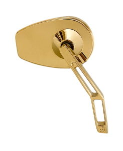 Micro Mirror W/v2 Cut-out Stem Gold, 1, nordicamoto.ro