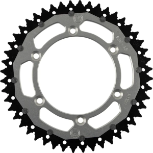 MOOSE RACING Pinion dublu argintiu 