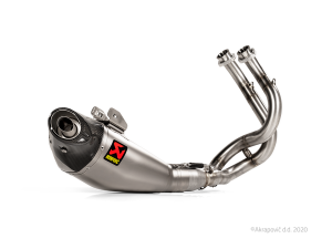Racing Line Full Exhaust System Street Silver, Black 