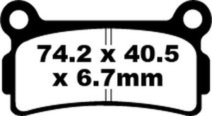 Fa Series Organic Brake Pads, 1, nordicamoto.ro