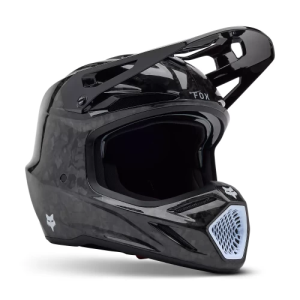 Casca Fox V3 RS Carbon Solid Negru, nordicamoto.ro