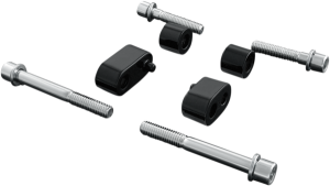 Driver Floorboard Spacers Black, 1, nordicamoto.ro