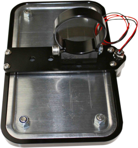 Lighted License Plate Mount Black, 5, nordicamoto.ro