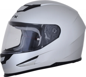 Fx-99 Solid Street Helmet Matte Silver 2x-large Silver