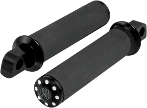 Tracker Footpegs Silver, Black