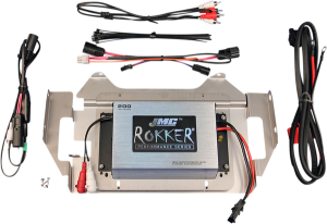 Jmc Rokker® 200 W 2-channel Amplifier Kit Black, Silver, 1, nordicamoto.ro