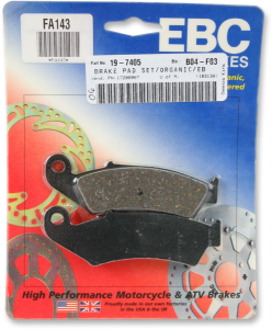 Organic Base (r)fa(r) Brake Pads, 2, nordicamoto.ro