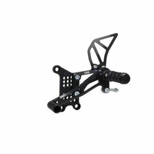 Rearset/footrest Black, Anodized