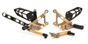 Rearset Black, Gold