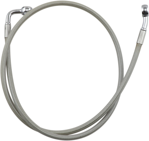 Extended Length Brake Line Silver Oversize [+152 mm (6'')], 1, nordicamoto.ro