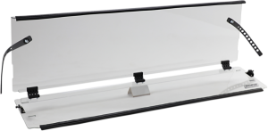Parbriz complet rabatabil, transparent 