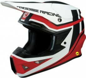 Casca Moose Racing Red/White