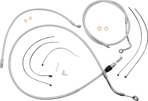 Sterling Chromite Ii® Designer Handlebar Installation Kit Silver, 2, nordicamoto.ro