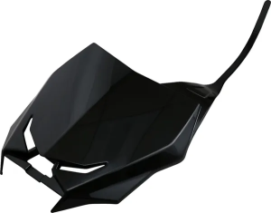 Replacement Front Number Plate Black