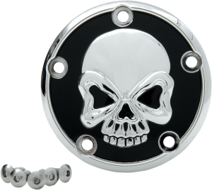 Skull Points Cover Black, Chrome, 1, nordicamoto.ro