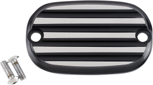 Cover R.mc Finned Blk/slv Black, Silver, Anodized