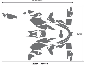 Decal Kit Blue, White, 5, nordicamoto.ro