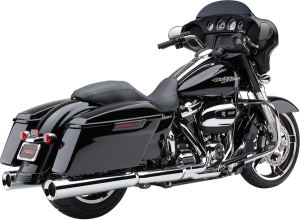 Powr-flo Slip-on Mufflers Chrome, 1, nordicamoto.ro