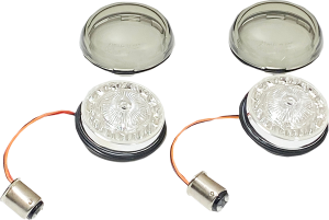 Probeam® Rear Red Ring Led Turn Signal Insert Chrome