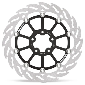 MOTO-MASTER Flame Series Floating Rotor Black, Silver 