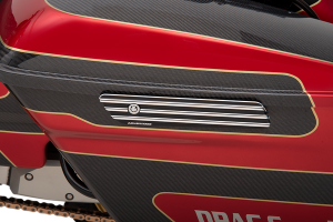 Ness-tech® Saddlebag 10-gauge Hinge Covers Black, 1, nordicamoto.ro
