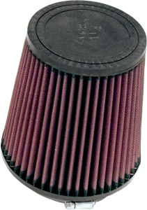 Universal Clamp-on Air Filter Black, Red