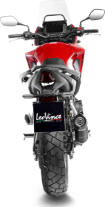 Tobă de eșapament LeoVince LV One Evo Black Edition Slip-On pentru Honda NX500, 2, nordicamoto.ro